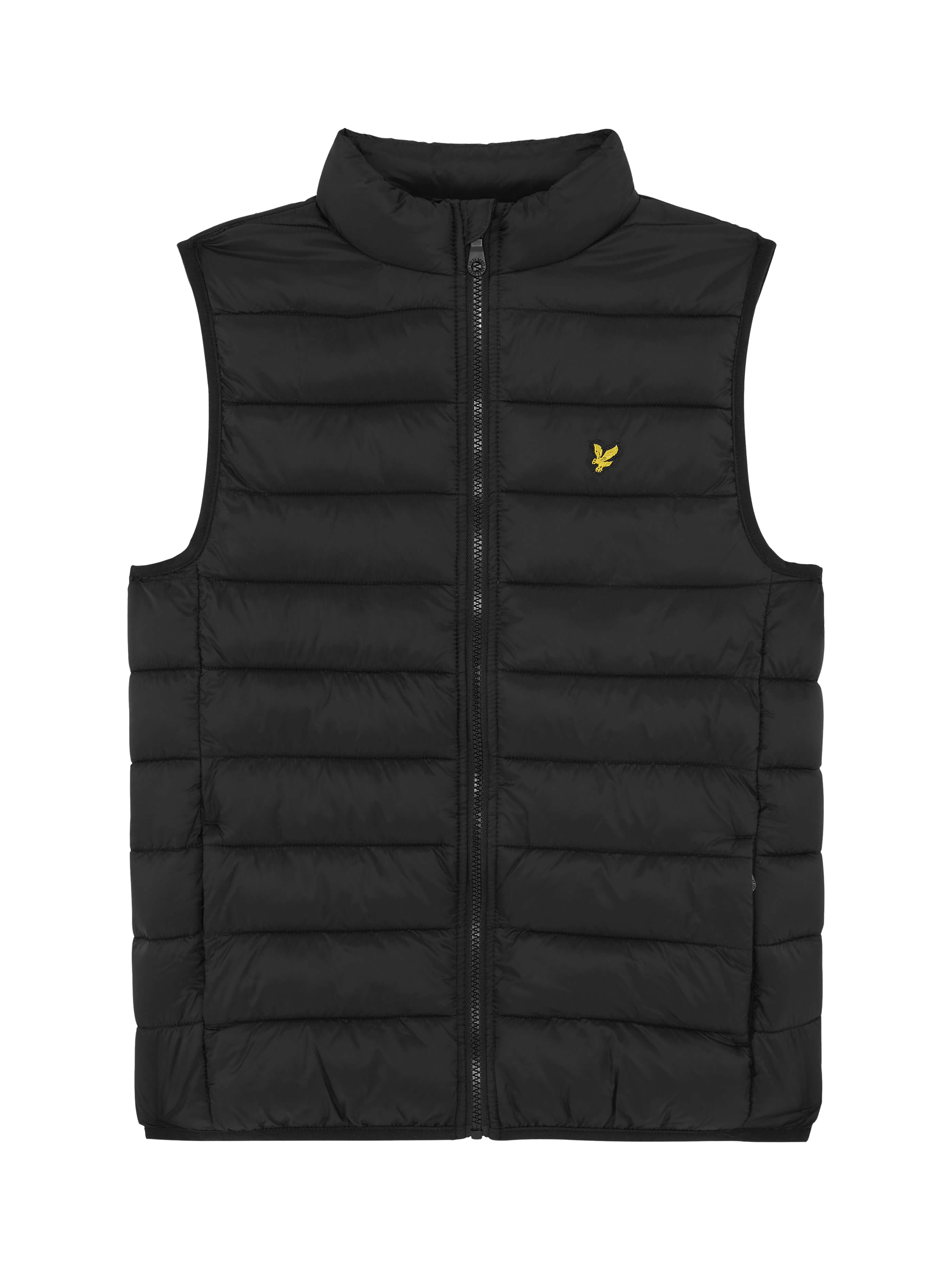 Product image 1 of 3, which shows Lyle & Scott Kids' Lightweight Padded Gilet, Black, 3-4 years