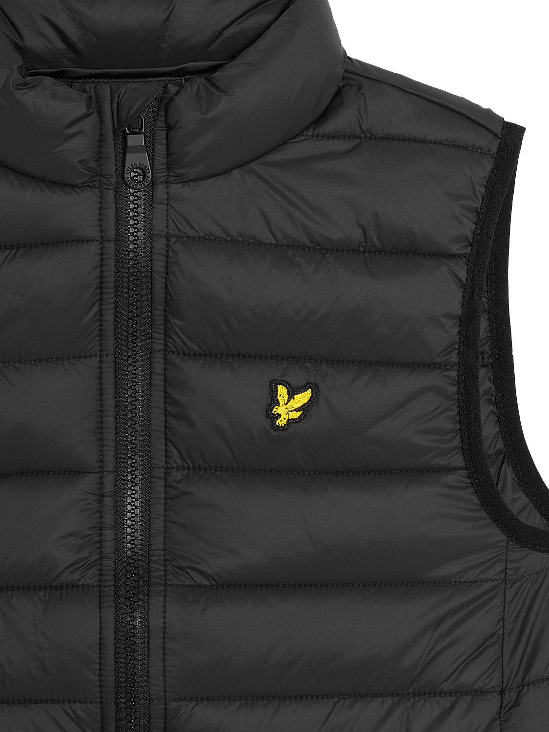 Product image 3 of 3, which shows Lyle & Scott Kids' Lightweight Padded Gilet, Black, 3-4 years