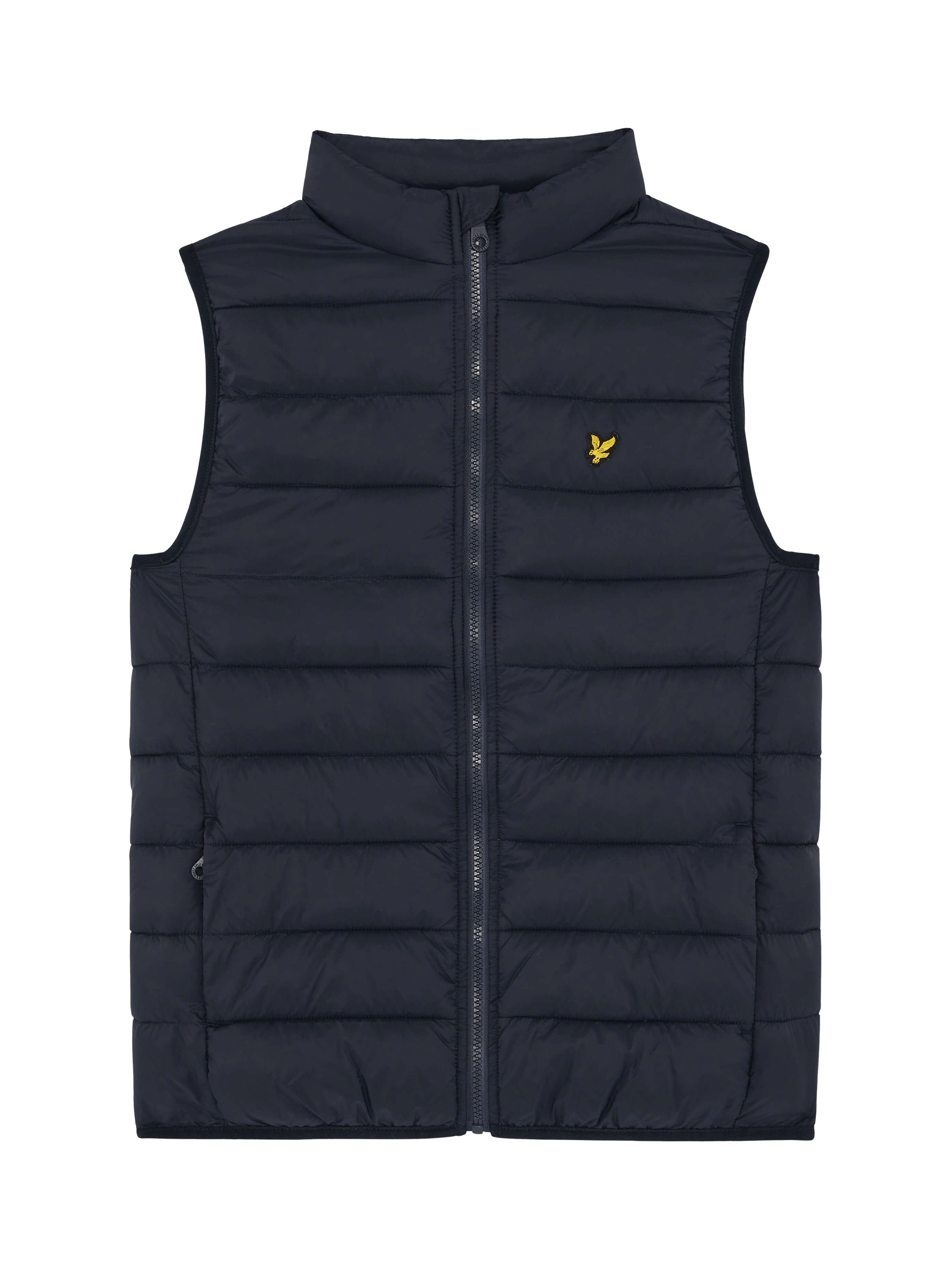 Product image 1 of 3, which shows Lyle & Scott Kids' Lightweight Padded Gilet, Navy, 3-4 years