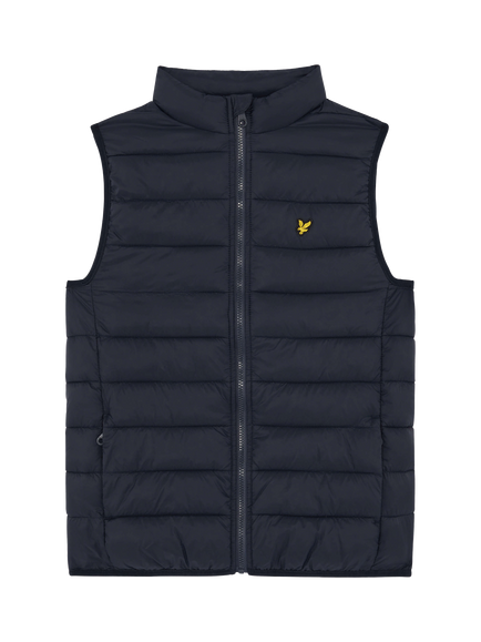 Lyle & Scott Kids' Lightweight Padded Gilet, Navy