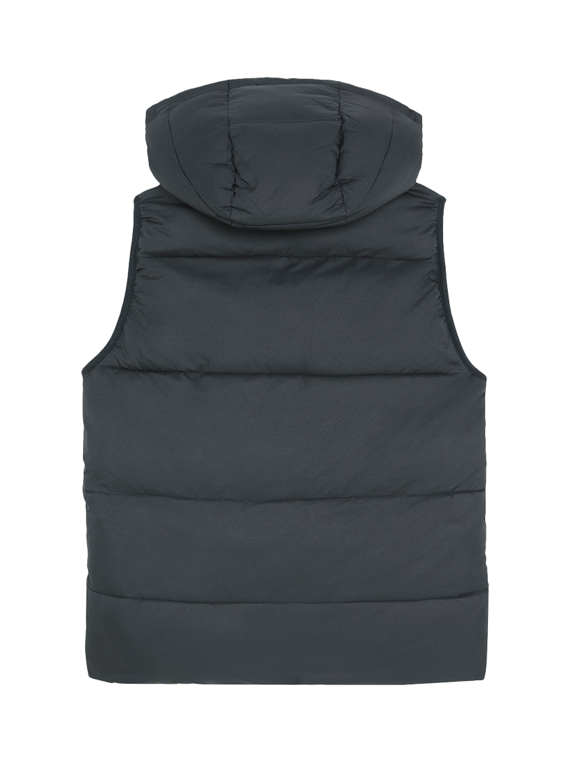 Product image 2 of 3, which shows Lyle & Scott Kids' Ripstop Quilted Gilet, Navy, 9-10 years