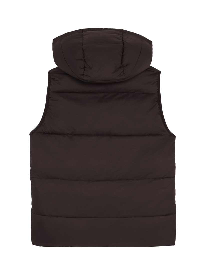 Product image 2 of 3, which shows Lyle & Scott Kids' Ripstop Quilted Gilet, Black, 3-4 years