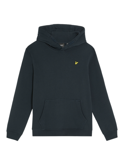 Lyle & Scott Kids' Brush Back Pullover Hoodie, Z271 Dark Navy