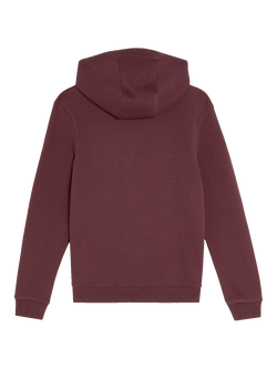 Lyle & Scott Kids' Brush Back Pullover Hoodie - view 2, Z562 Burgundy