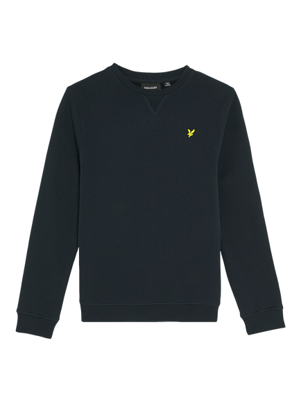 Lyle & Scott Kids' Cotton Crew Neck Sweatshirt, Z271 Dark Navy
