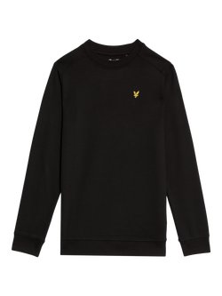 Lyle & Scott Kids' Fleece Crew Neck Sweatshirt - view 2, Z865 Jet Black
