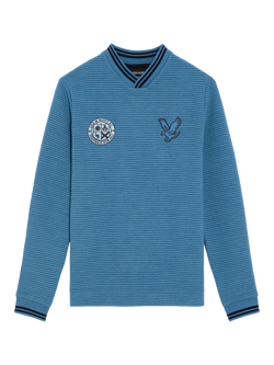 Lyle & Scott Kids' Football Sweatshirt, Jet Black, Jet Black