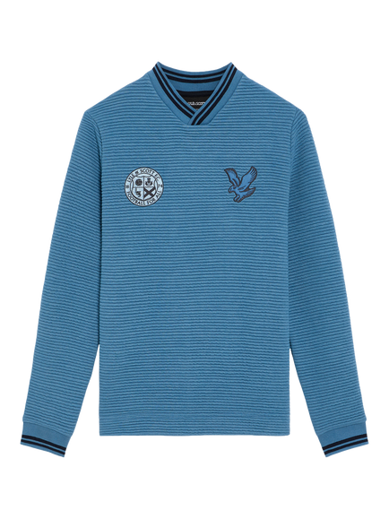 Lyle & Scott Kids' Football Sweatshirt, Jet Black, Jet Black
