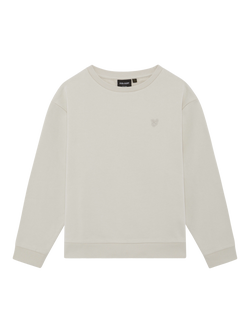 Lyle & Scott Kids' Cotton Crew Neck Sweatshirt, Beige