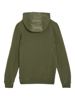 Lyle & Scott Kids' Hybrid Zip Hoodie - view 2, Green