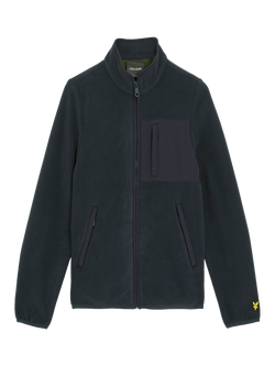 Lyle & Scott Kids' Polar Fleece Jumper, Dark Navy, Z271 Dark Navy