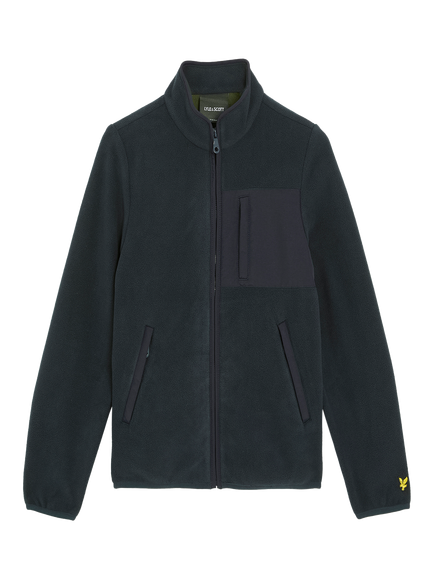 Lyle & Scott Kids' Polar Fleece Jumper, Dark Navy, Z271 Dark Navy