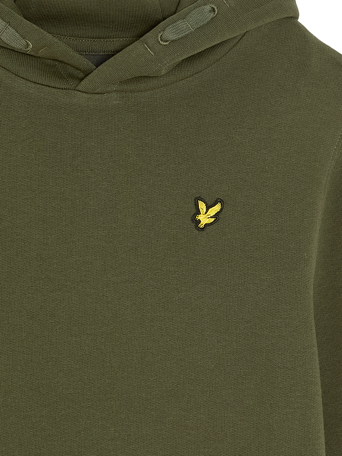 Product image 7 of 7, which shows Lyle & Scott Kids' Pullover Hoodie, Green, 3-4 years