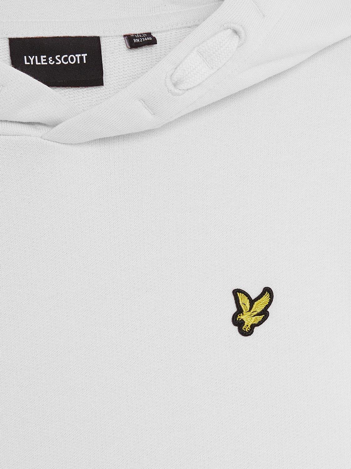 Product image 2 of 3, which shows Lyle & Scott Kids' Pullover Hoodie, White, 9-10 years