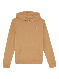 Lyle & Scott Kids' Pullover Hoodie, Brown