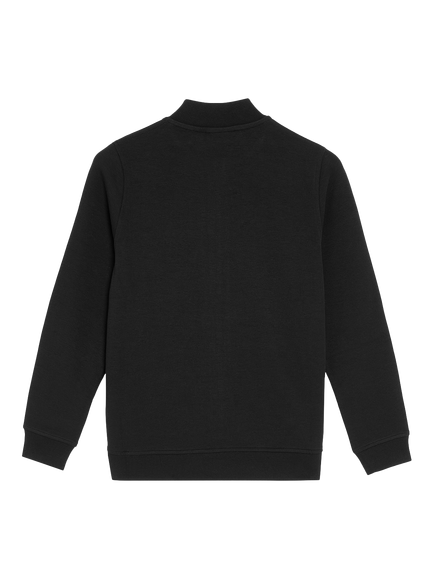 Lyle & Scott Kids' Eagle Cotton Blend Track Jacket, Z865 Jet Black - view 2, Z865 Jet Black