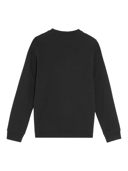 Lyle & Scott Kids' Embossed Eagle Sweatshirt, Jet Black - view 2, Z865 Jet Black