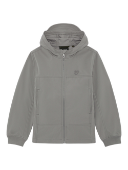 Lyle & Scott Kids' Hooded Shell Jacket, Grey, Grey