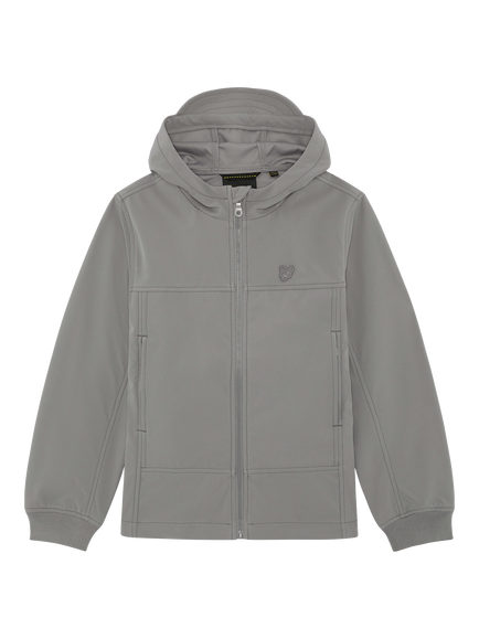 Lyle & Scott Kids' Hooded Shell Jacket, Grey, Grey