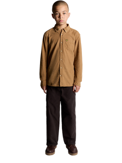 Lyle & Scott Kids' Needle Cord Shirt - view 2, Brown