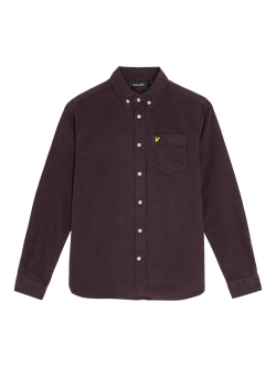 Lyle & Scott Kids' Needle Cord Shirt, Maroon