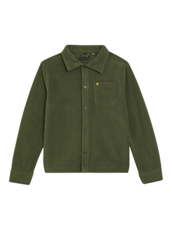 Lyle & Scott Kids' Polar Fleece Shirt, Green