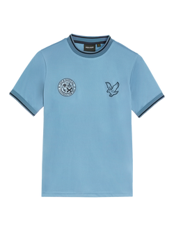 Lyle & Scott Kids' Football T-Shirt, Blue