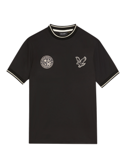 Lyle & Scott Kids' Football T-Shirt, Black