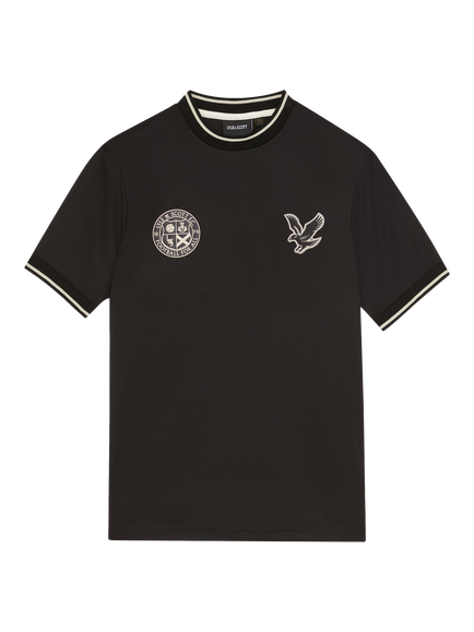 Lyle & Scott Kids' Football T-Shirt, Black