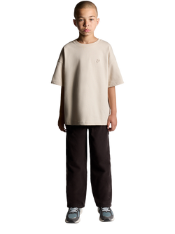 Lyle & Scott Kids' Heavyweight Cotton T-Shirt - view 2, Beige