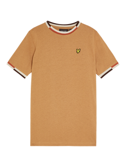 Lyle & Scott Kids' Multi Rib T-shirt, Brown