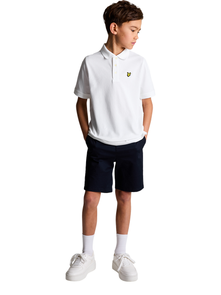 Lyle & Scott Kids' Cotton Rich Polo Shirt - view 2, White