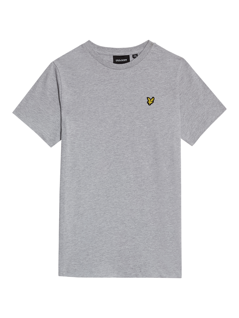 Product image 5 of 7, which shows Lyle & Scott Kids' Plain T-Shirt, Grey, 3-4 years