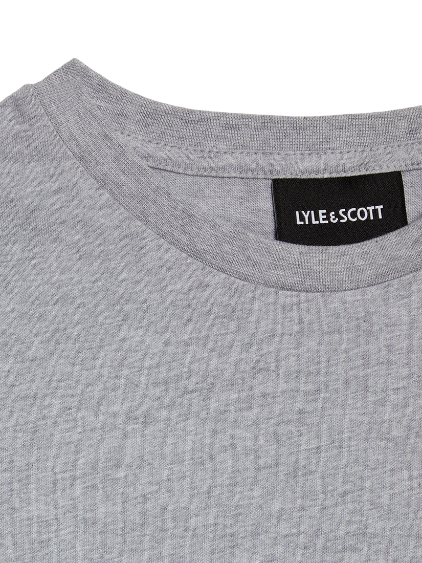 Product image 7 of 7, which shows Lyle & Scott Kids' Plain T-Shirt, Grey, 3-4 years