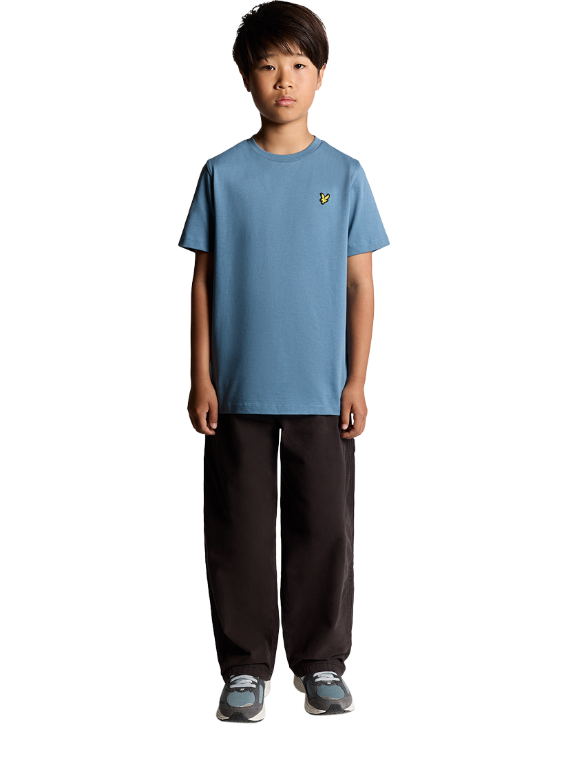 Product image 2 of 6, which shows Lyle & Scott Kids' Plain T-Shirt, Blue, 3-4 years
