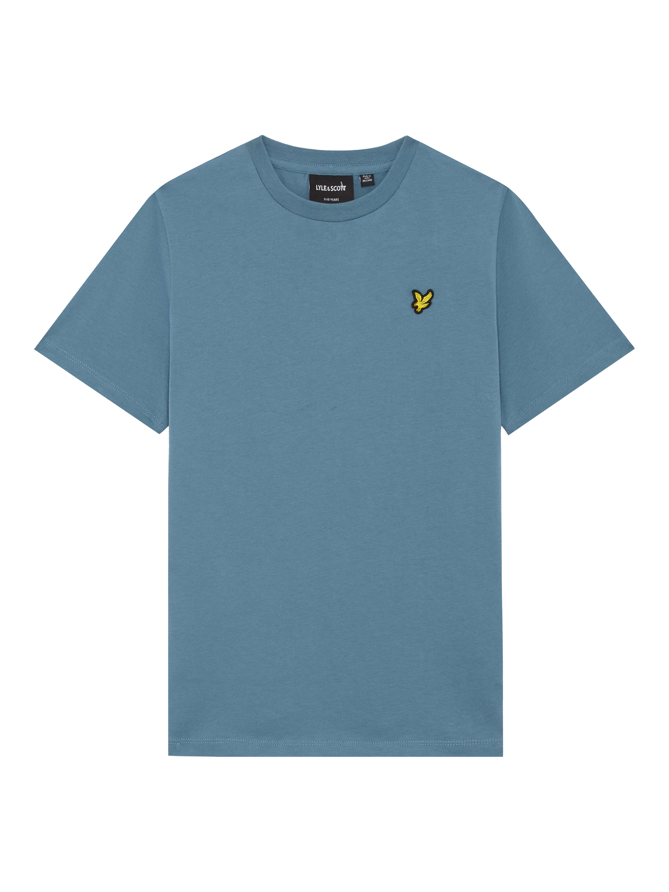 Product image 5 of 6, which shows Lyle & Scott Kids' Plain T-Shirt, Blue, 3-4 years