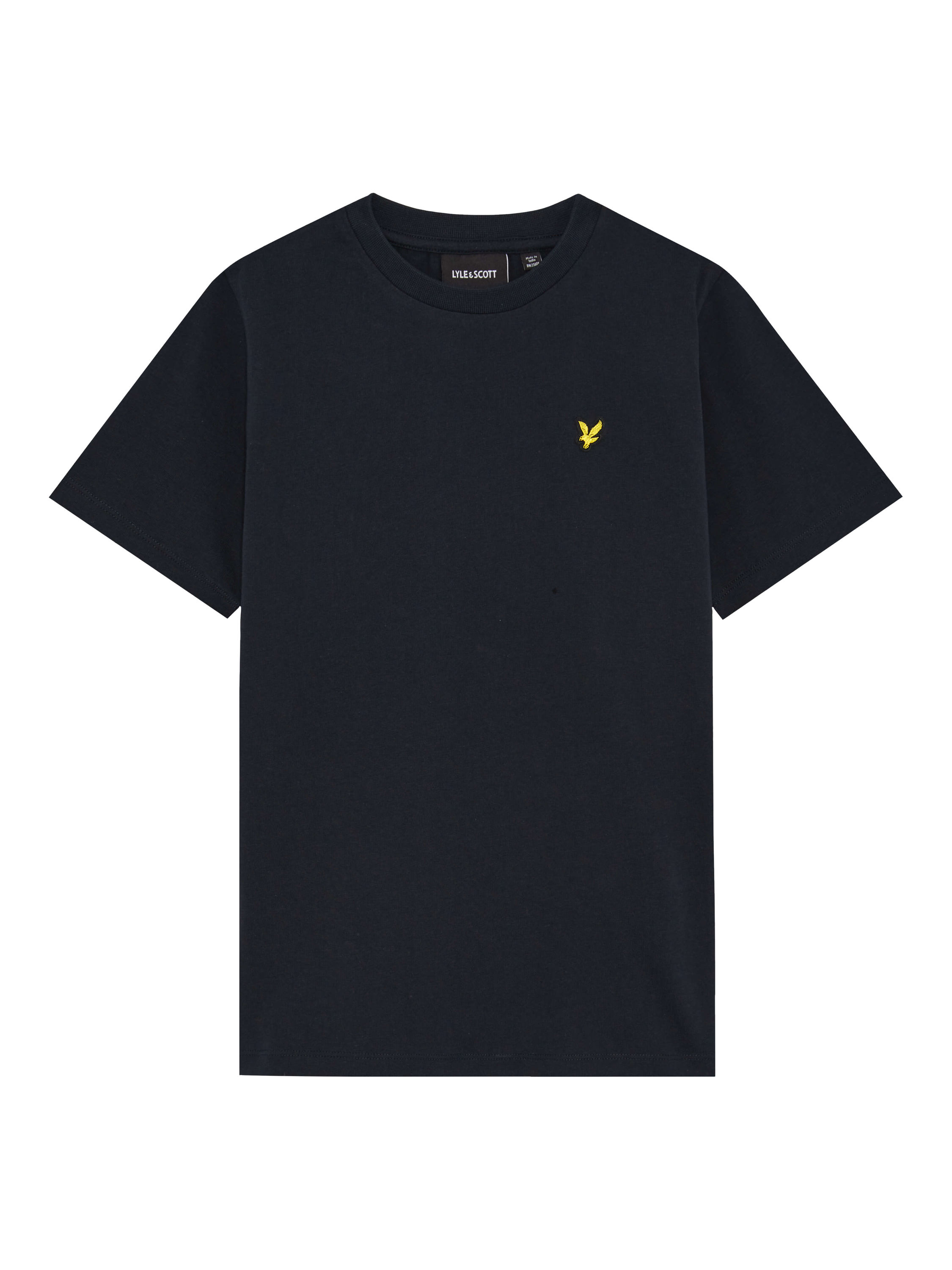 Product image 1 of 3, which shows Lyle & Scott Kids' Plain T-Shirt, Navy, 3-4 years
