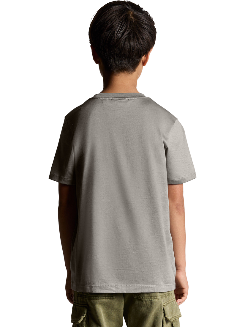 Product image 4 of 7, which shows Lyle & Scott Kids' Tonal T-Shirt, Grey, 9-10 years