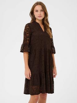 Saint Tropez Zanna Lace Dress, Brown, Brown