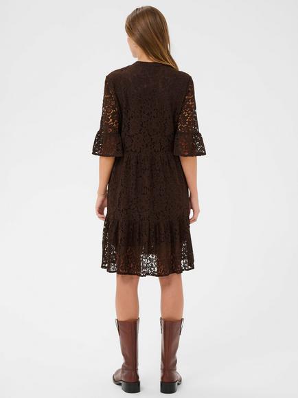 Saint Tropez Zanna Lace Dress, Brown - view 2, Brown