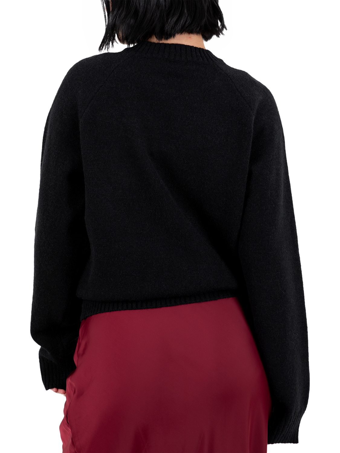 Product image 4 of 8, which shows Lovedrobe Floral Embroidery Jumper, Multi/Black, 8-10