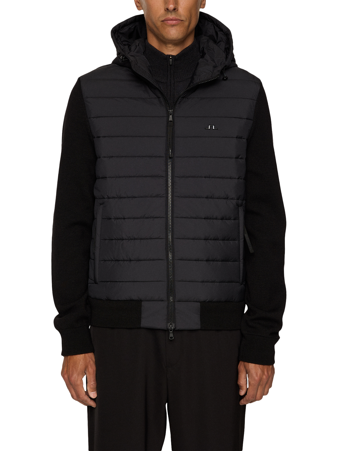 Product image 1 of 5, which shows J.Lindeberg Thorn Puffer Jacket, Black, L