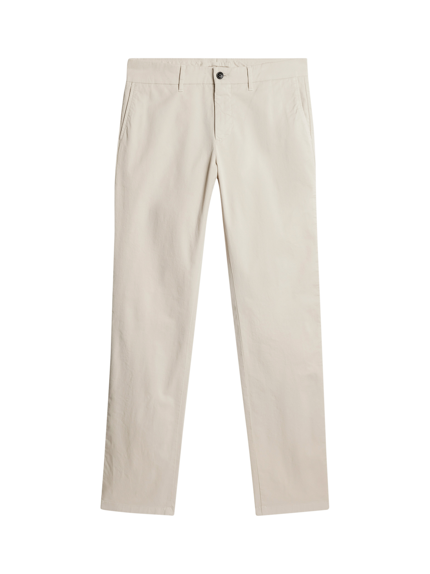 Product image 1 of 1, which shows J.Lindeberg Ched Cotton Stretch Trousers, Moonbeam, 30R