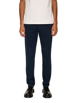 J.Lindeberg Ched Cotton Stretch Trousers, Navy