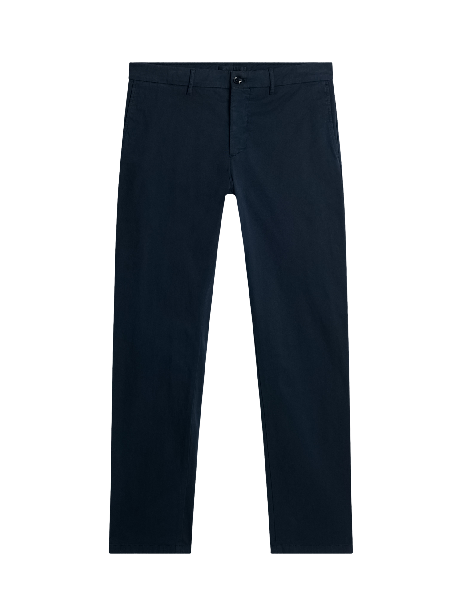 Product image 5 of 5, which shows J.Lindeberg Ched Cotton Stretch Trousers, Navy, 30R