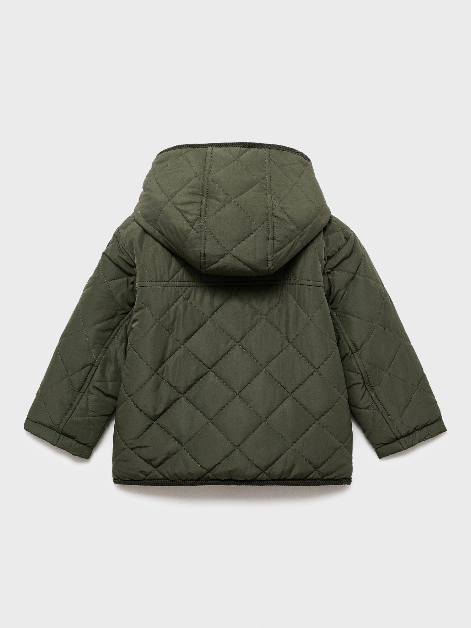 Product image 2 of 4, which shows Mango Kids' Escocia Jacket, Khaki, 9-12 months
