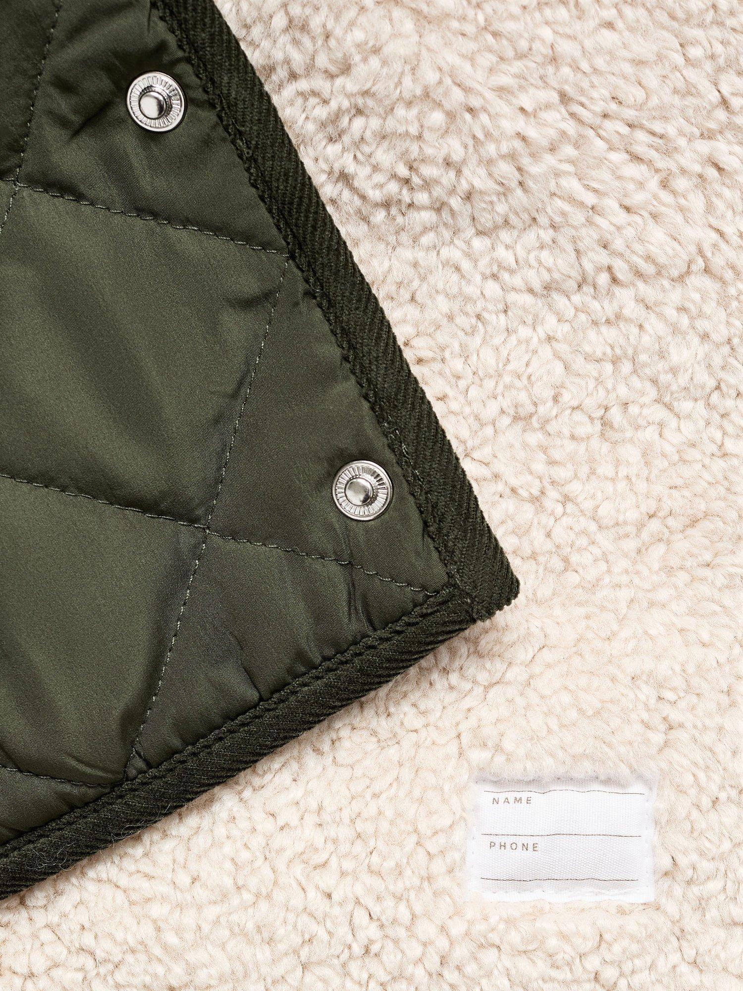 Product image 3 of 4, which shows Mango Kids' Escocia Jacket, Khaki, 9-12 months