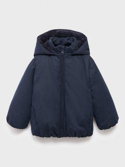 Mango Kids' Jordi Jacket, Navy, Navy