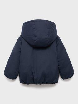 Mango Kids' Jordi Jacket, Navy - view 2, Navy
