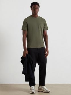 Farah Organic Cotton Pocket Short Sleeve Crew Neck T-Shirt - view 2, Rosemary